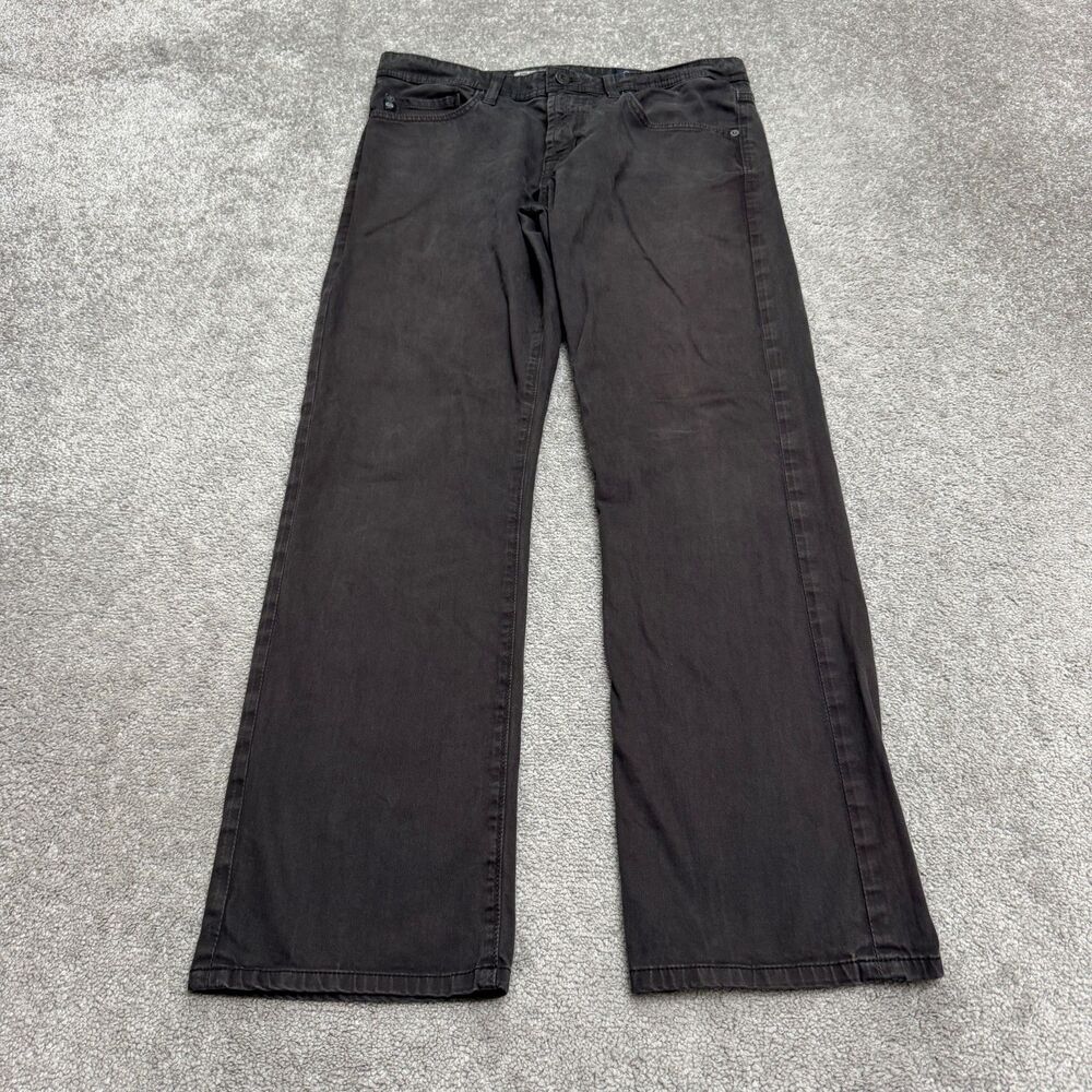 AG Adriano Goldschmied The Protege Straight Denim Jeans Mens 31 Dark Gray Cotton